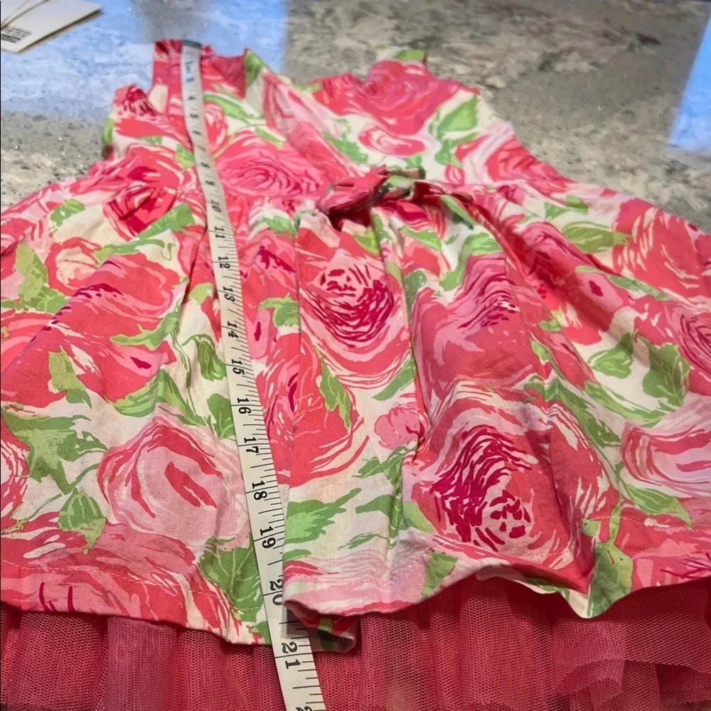 GAP Floral Dress with Pink and Green Accents Size 3T